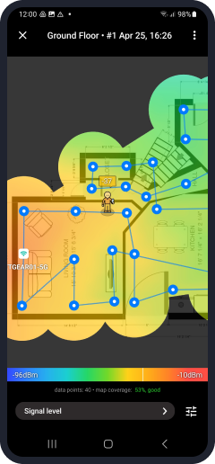 Analice los datos recopilados con mapas visuales de calor detallados