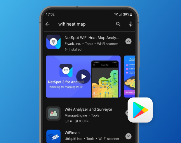 Software de WiFi Site Survey para Android Software de WiFi Site Survey para Android