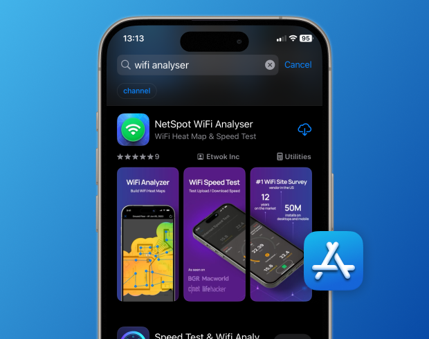 NetSpot voor iOS NetSpot voor iOS
