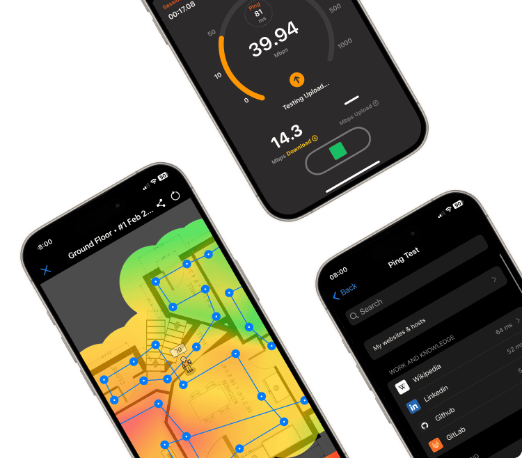 Internet Speed heatmap